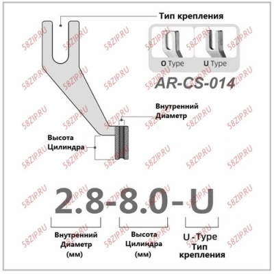 AR-CS-014-2.8мм для  модели Машин циклического шитья купить. Доставка по РФ и СНГ.